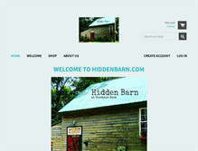 Tablet Screenshot of hiddenbarn.com